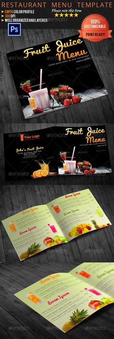 Bi-Fold Square Food Menu Template Food menu template, Menu - kids menu templates Bi-Fold Square Food Menu Template Food menu template, Menu - kids menu templates