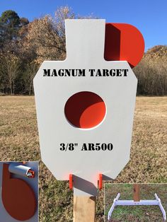 AR500 Steel Target Gong 4/" x 1//4/" 4 Piece Set USA MADE!! NRA Pistol Plate IDPA