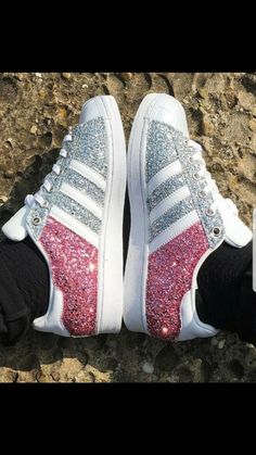 adidas superstar rosas con brillo