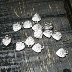 6 X De Plata Tibetana Band Drum Kit Set encanto colgante encontrar Bead haciendo