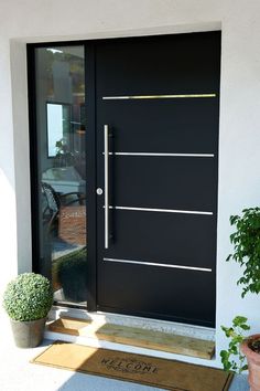 puerta aluminio exterior - Buscar con Google  Door design modern, Modern  windows and doors, Doors interior