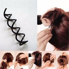 2PC Pre-owned Used women/'s hair accessories hair ring