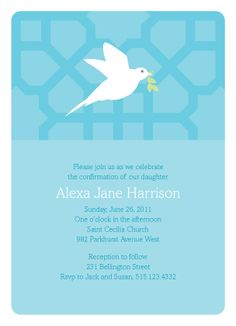 free printable confirmation invitations