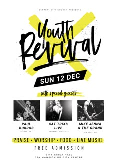 Youth Revival DIY Flyer Template by Easil Event Posters, Layout Design, Church Graphic Design, Flyer And Poster Design, Event Poster Template, Event Poster Design, Event Flyers, Event Poster