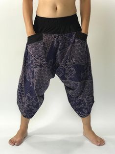 100/% khadi khadar cotton harem baggy loose comfortable unisex trousers