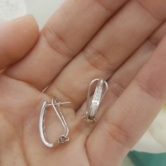 Onefeart Stainless Steel Earrings Women Zirconia Single Shiny CZ Ball Bead Shape Design 20x6MM Rose Gold