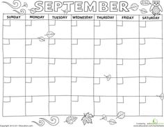 preschool calendar templates