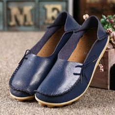 Goupos Slip On Platform Loafers for Women Flats Shoes Bow Flats Loafer Slip On Platform