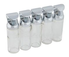 Contenitore Magnetico per spezie Barattoli per Spezie Set Portaspezie Cucina Magnetico Parete per Frigorifero Vasetti Portaspezie in Acciaio Inossidabile 12 PCS Porta Spezie Barattoli