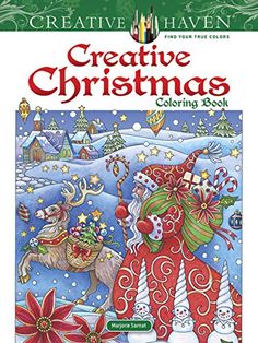 Creative Haven Christmas Coloring Book Adult Co