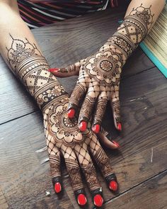 This contains an image of: List of Breathtaking Mehndi Designs For Your Karwa Chauth