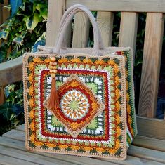 Amigurumi Patterns, Ravelry, Crochet Market Bag, Bargello