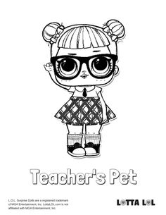 Teachers Pet Coloring Page Lotta LOL