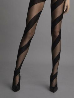 Collant Bas Ouvert Opaque Femme Noir ou Blanc avec jarretière fiore 60DEN