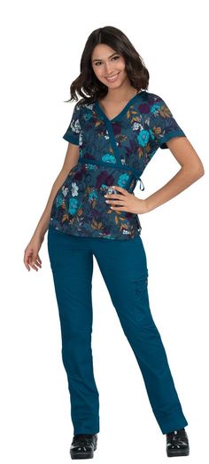Amy Top Butterfly Nectar The mock-wrap KOI