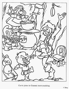 dancing with cavin coloring page from gummy bears category select from 27371 printable crafts of cartoons nature animals bible and many more