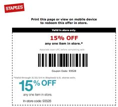 Stapleton OFF Any One Item In Store Find This Pin And More On Coupon Codes