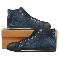InterestPrint Womens Classic Flats Casual Comfortable Flat Slip-On Loafer Sneaker Shoes Palm Foliage