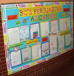 writing bulletin board idea black