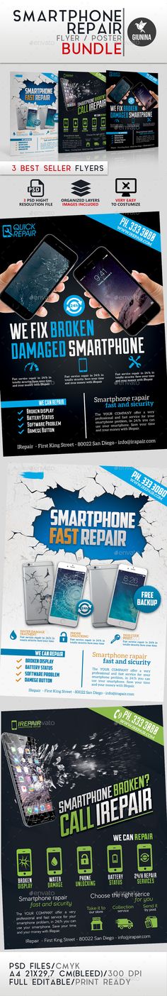 smartphone repair flyer poster smartphone flyer template and template jewelry repair flyers
