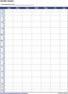 printable weekly hourly schedule template list template hourly week planner