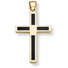 24k Solid Yellow Gold Small Jesus Cross Charm// Pendant 1.42Grams