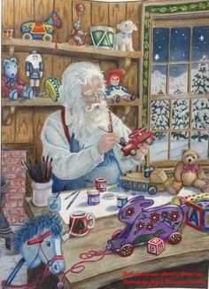 Ruth Sanderson Santas Christmas More Information Romantic Country Coloring Book