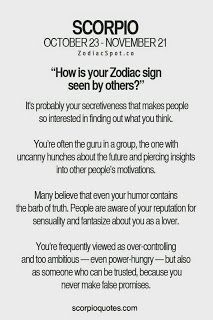 how is your zodiac sign seen by others scorpio personality