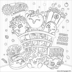 Print Shopkins Official 2016 Coloring Pages