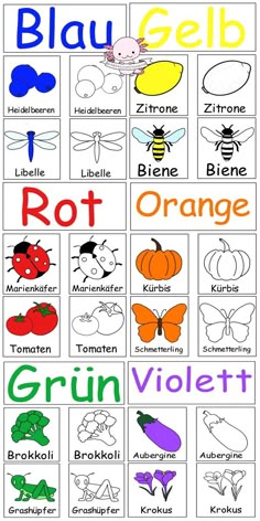 Farben kennenlernen für kinder