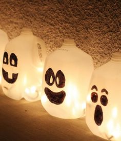 miss jordyn is gonna have a blast making these holiday pinterest milk jugs and milk jug crafts - Milk Carton Halloween Ghosts miss jordyn is gonna have a blast making these holiday pinterest milk jugs and milk jug crafts - Milk Carton Halloween Ghosts