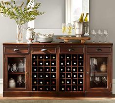 Lorraine Buffet Pottery Barn Is It That Quatrefoil Kinda Vibe Pottery Barn Modular Bar Buffet With 2 Wine Grid Bases Gl Door Cabinets