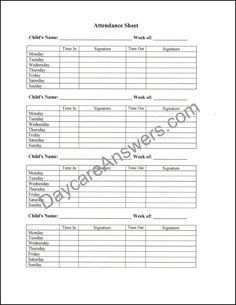 daycare flyers printables