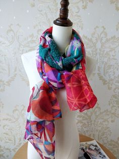 Soft Polyester Silk Square Neckerchief Fashion Print White Christmas Snow View Lady Head Scarf Summer Scarf Bandanas Scarves Multiple Ways Of Wearing Daily Decor