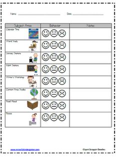 token economy autism students and management visual behavior charts