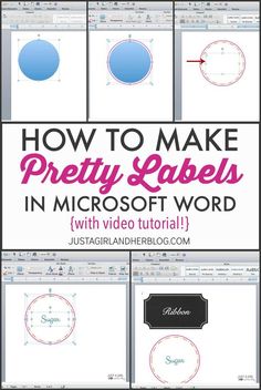 how to make pretty labels in microsoft word microsoft word how to make labels on word
