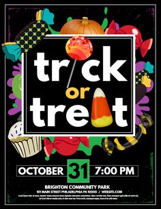 71 best halloween party flyer templates images on pinterest in 2018