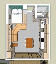 Studio Apartment Architecture 400 sq. ft. layout with a creative floor plan. (actual studio Studio Apartment Architecture 400 sq. ft. layout with a creative floor plan. (actual studio