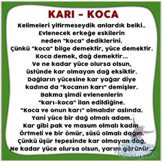 Karı koca ne demek Karı koca ne demek