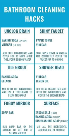 Bathroom Cleaning Hacks, Bathroom Cleaning, Clean Dishwasher