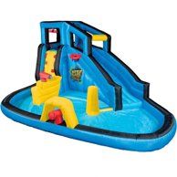 Banzai Wipeout Curve Water Slide Walmart Com Kids Water Slide Inflatable Water Park Inflatable Water Slide