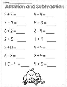 best addition and subtraction worksheets images addition kindergarten addition and subtraction worksheets