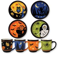 halloween dish set home decor pinterest halloween dishes and halloween ideas