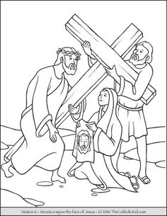 Stations Of The Cross Coloring Pages 6