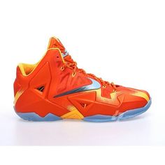 nike lebron xi preheat orange 1 NIKE LeBron XI PreHeat First Look