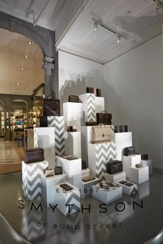 This Smythson Visual Merchandise Display Helps Show The Range Of Product In An Appealing And Creative Way This Smythson Visual Merchandise Display Helps Show The Range Of Product In An Appealing And Creative Way