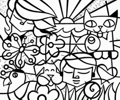 desenhos para colorir desenhos em preto e branco personagens imagens grtis figuras
