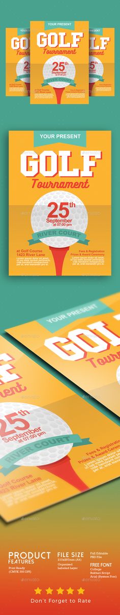 Golf Tournament Flyer Event flyer templates, Event flyers and - golf tournament flyer template Golf Tournament Flyer Event flyer templates, Event flyers and - golf tournament flyer template
