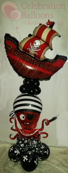 18 Pirate Balloon pirate party pirate theme pirate birthday