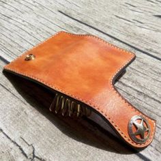 Acrylic long wallet passpot holder Template Leather Craft Pattern Stencil BBX-08